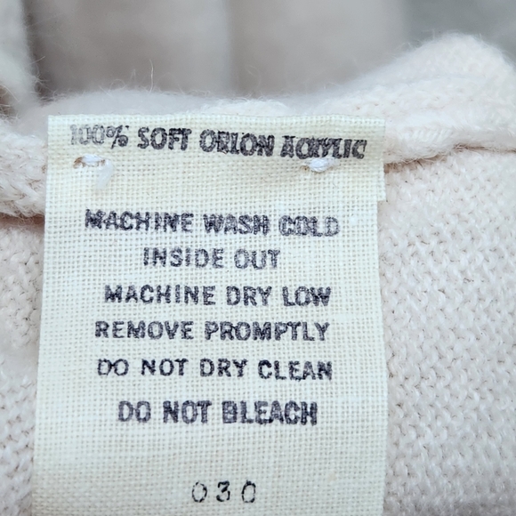 Vintage IZOD LACOSTE Men’s Sweater Large Cream Grandpa Classic Preppy Alligator - Picture 5 of 10